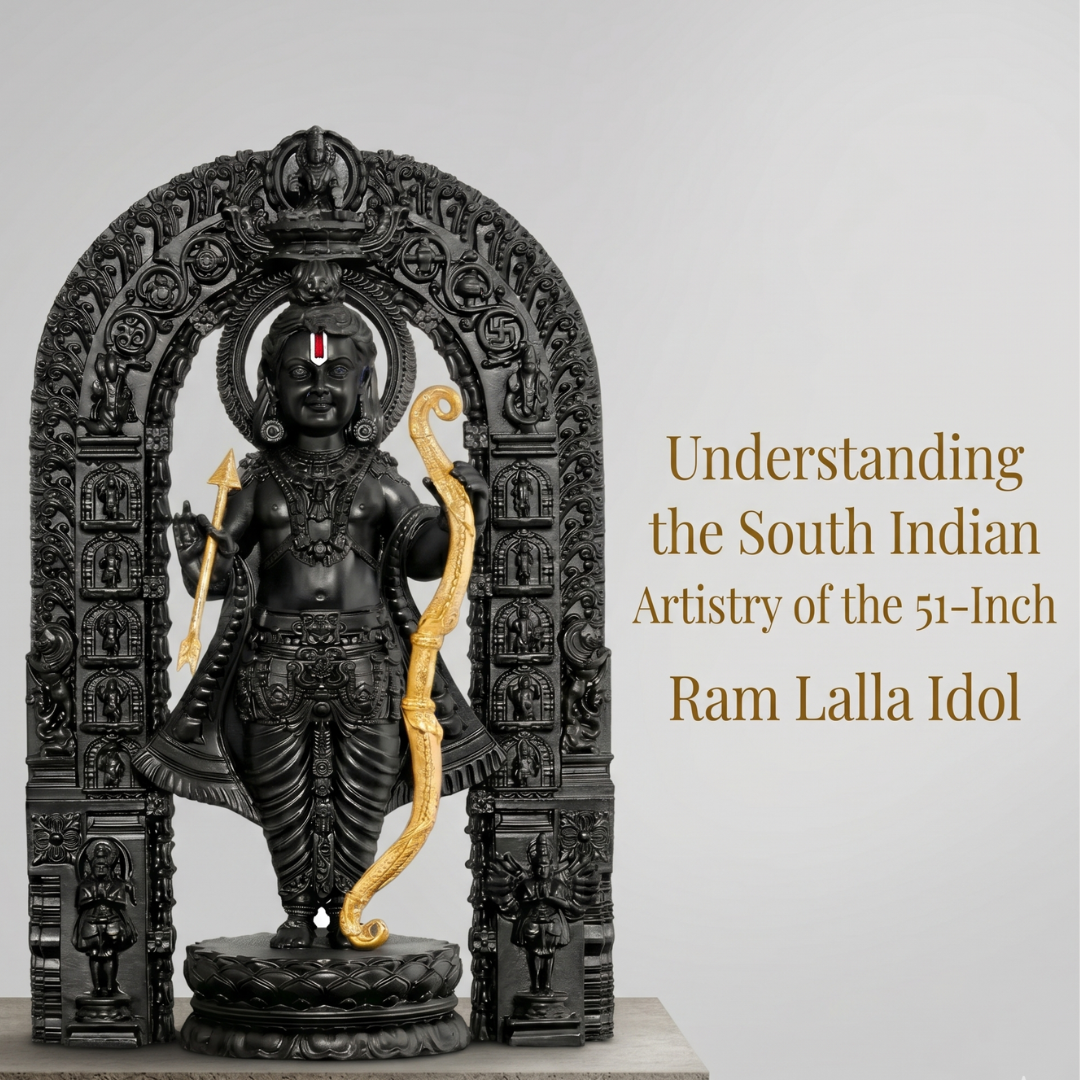 Understanding the South Indian Artistry of the 51-Inch Ram Lalla Idol