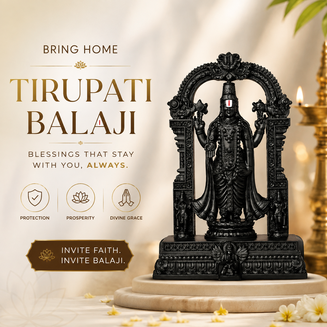 Tirupati Balaji Idol for Home: Story, Significance & Divine Meaning
