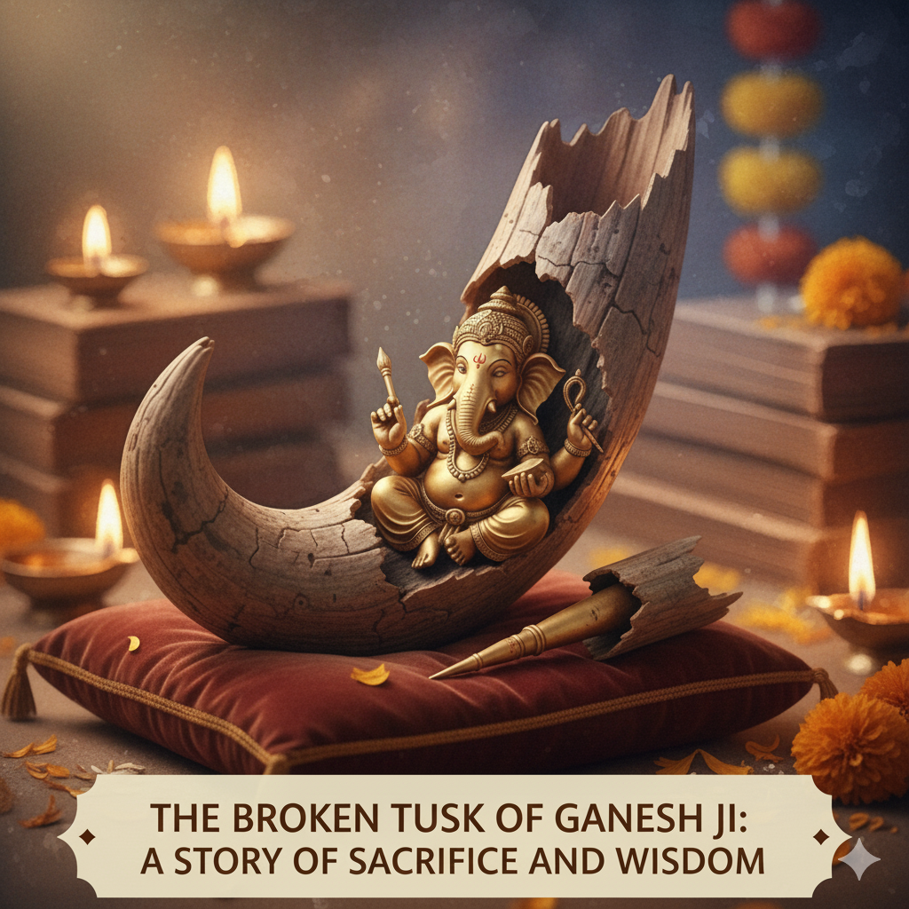 The Broken Tusk Of Ganesh Ji