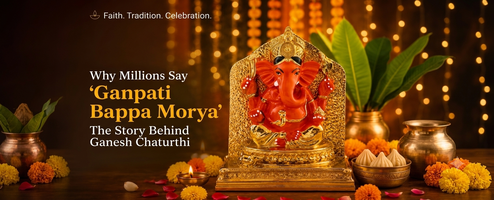 Why Millions Say 'Ganpati Bappa Morya' The Story Behind Ganesh Chaturthi
