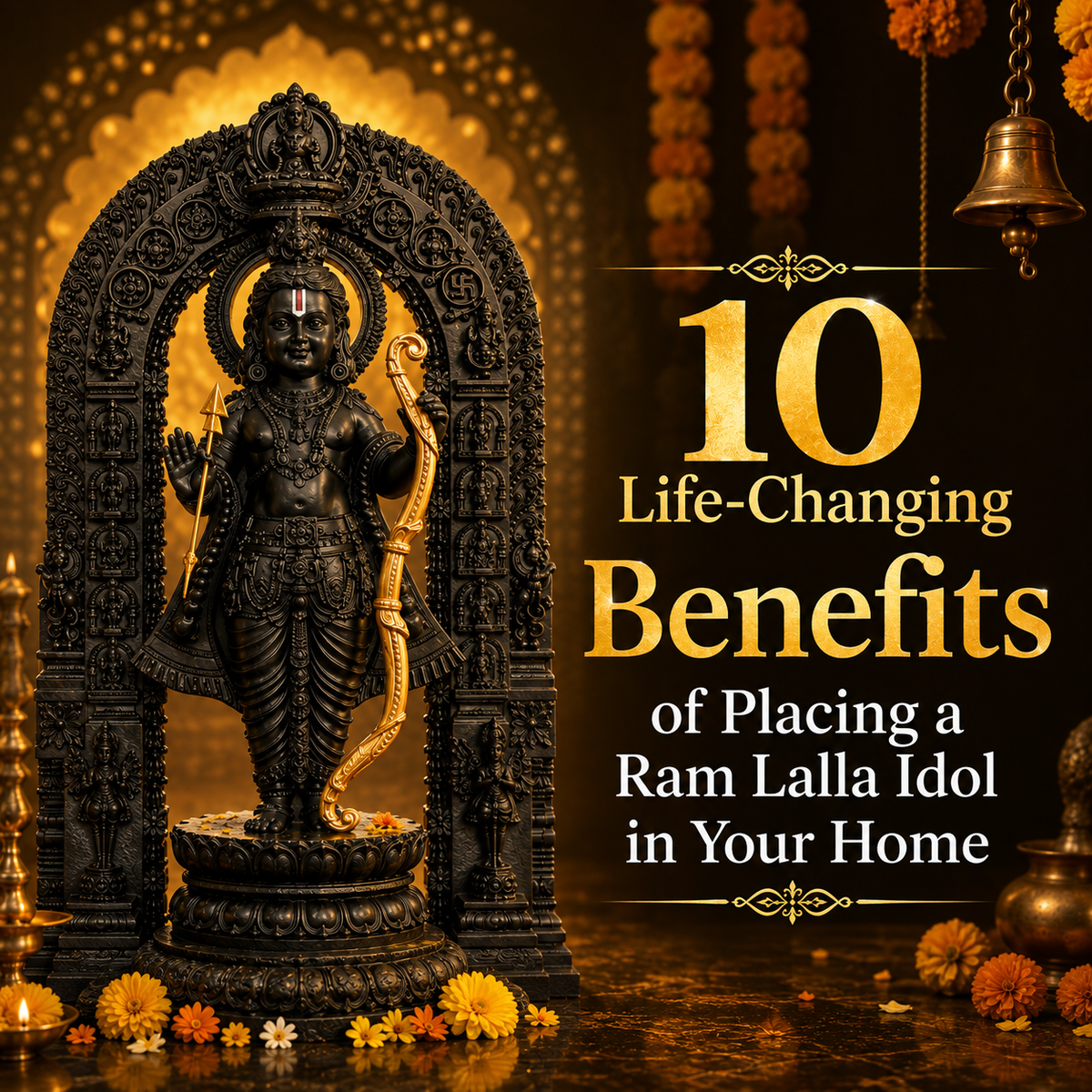 10 Life-Changing Benefits of Placing a Ram Lalla Idol in Your Home