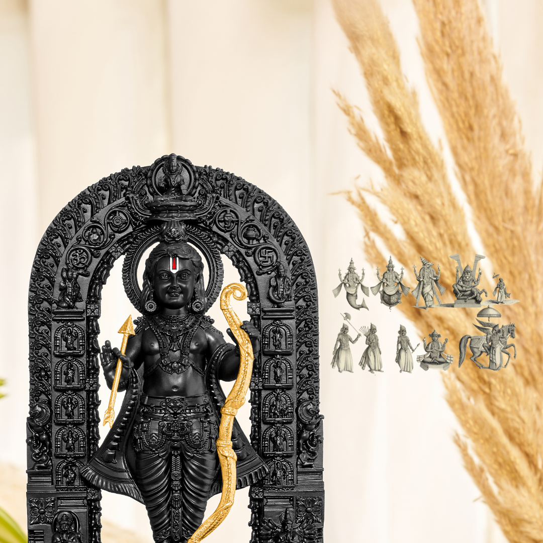 The Eternal Circle : Do You Know the Deeper Meaning Behind the 10 Avatars Surrounding Ram Lalla?