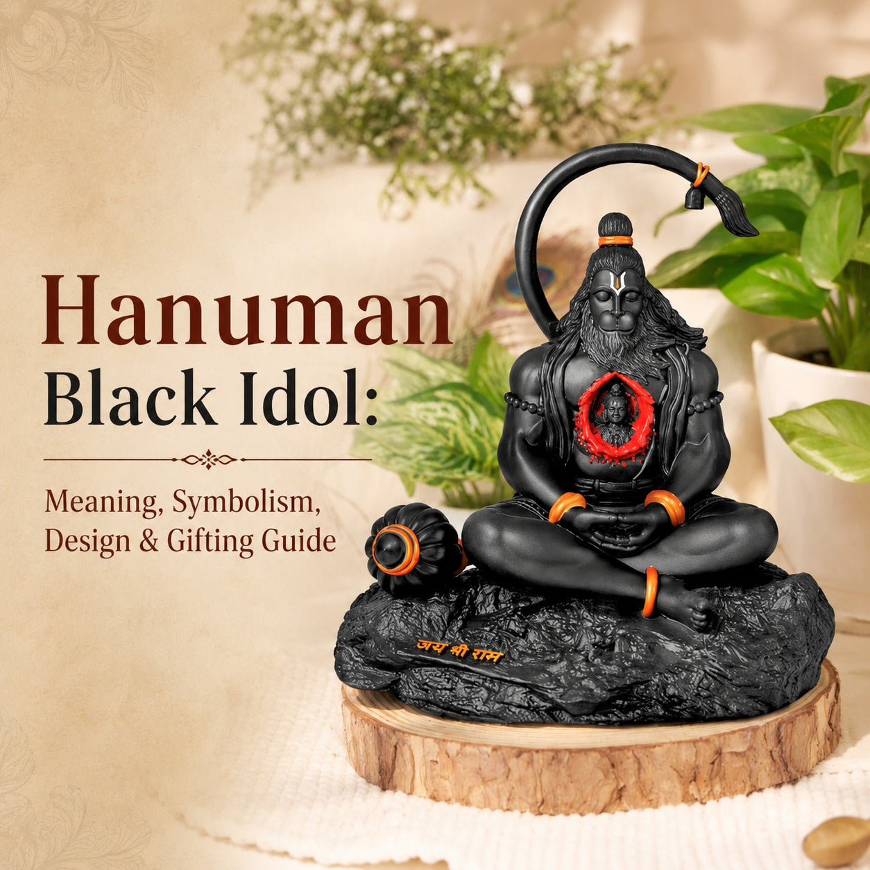 Hanuman Black Idol: Meaning, Design, Spiritual Significance & Gifting Guide