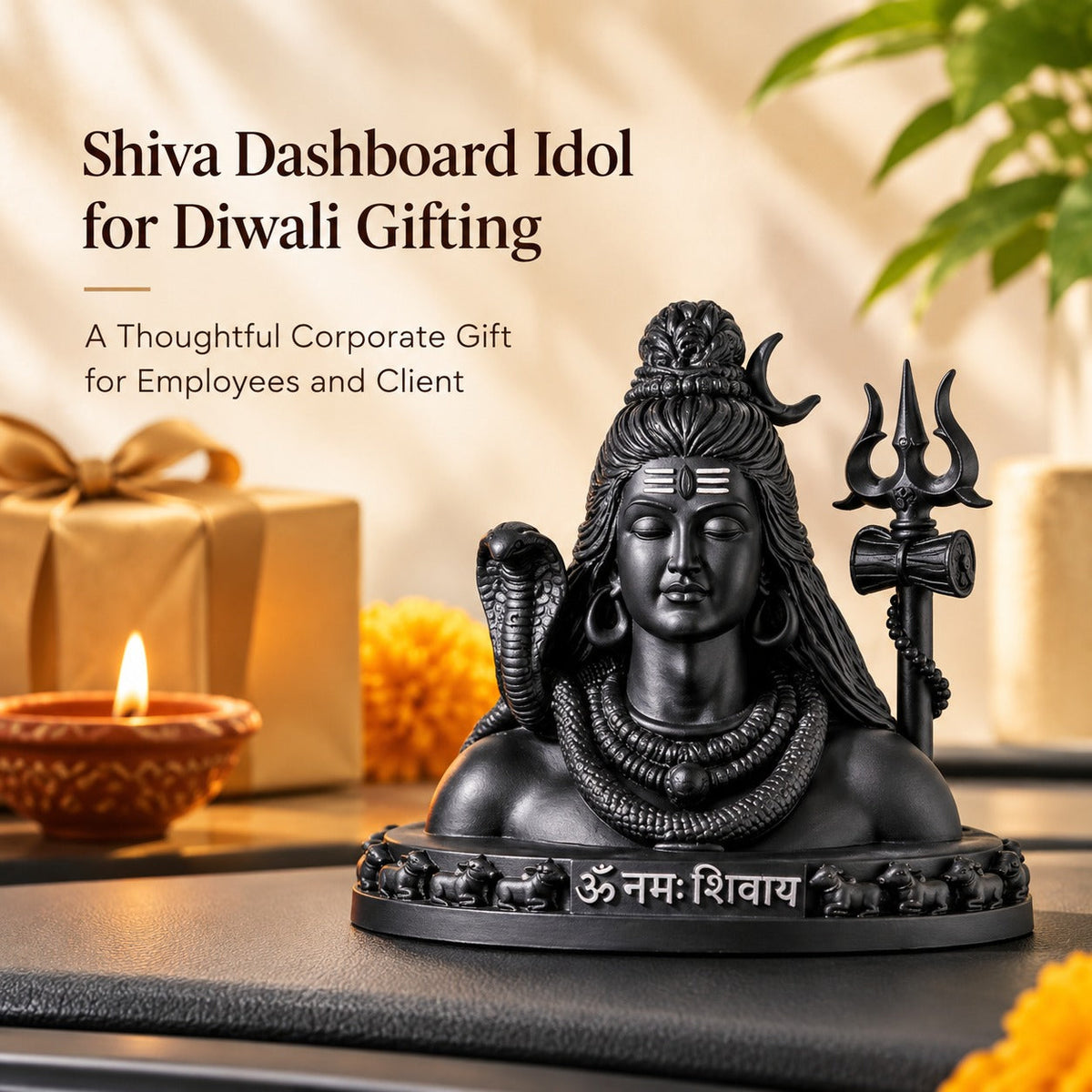 Shiva Dashboard Idol for Diwali Gifting: A Thoughtful Corporate Gift for Employees & Clients