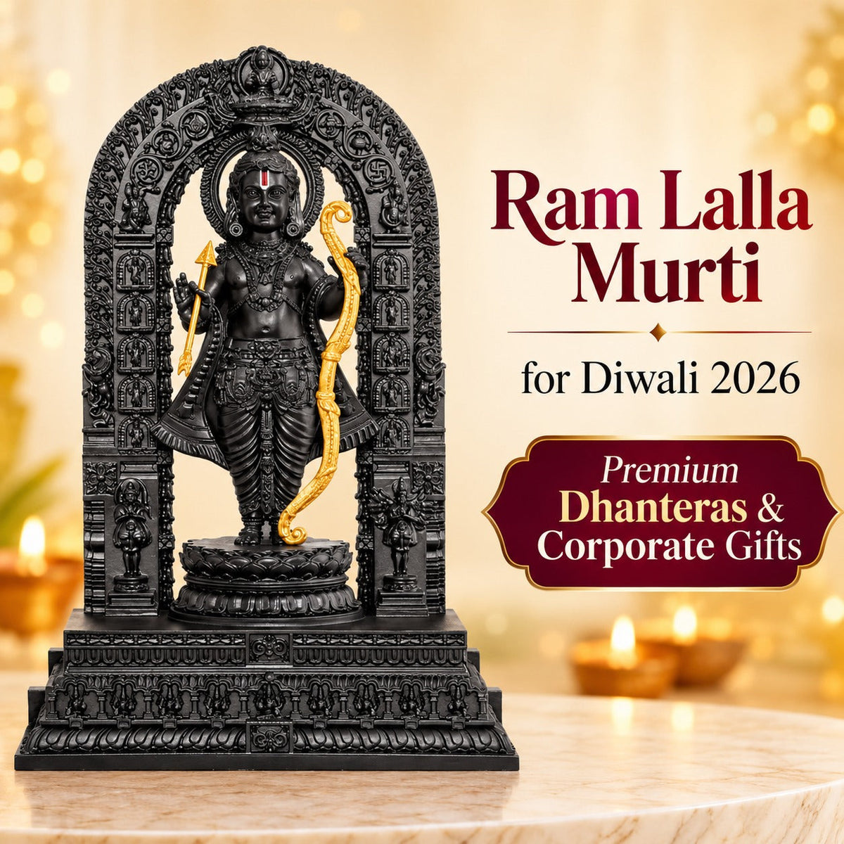 Ram Lalla Murti for Diwali 2026: Premium Dhanteras & Corporate Gifts