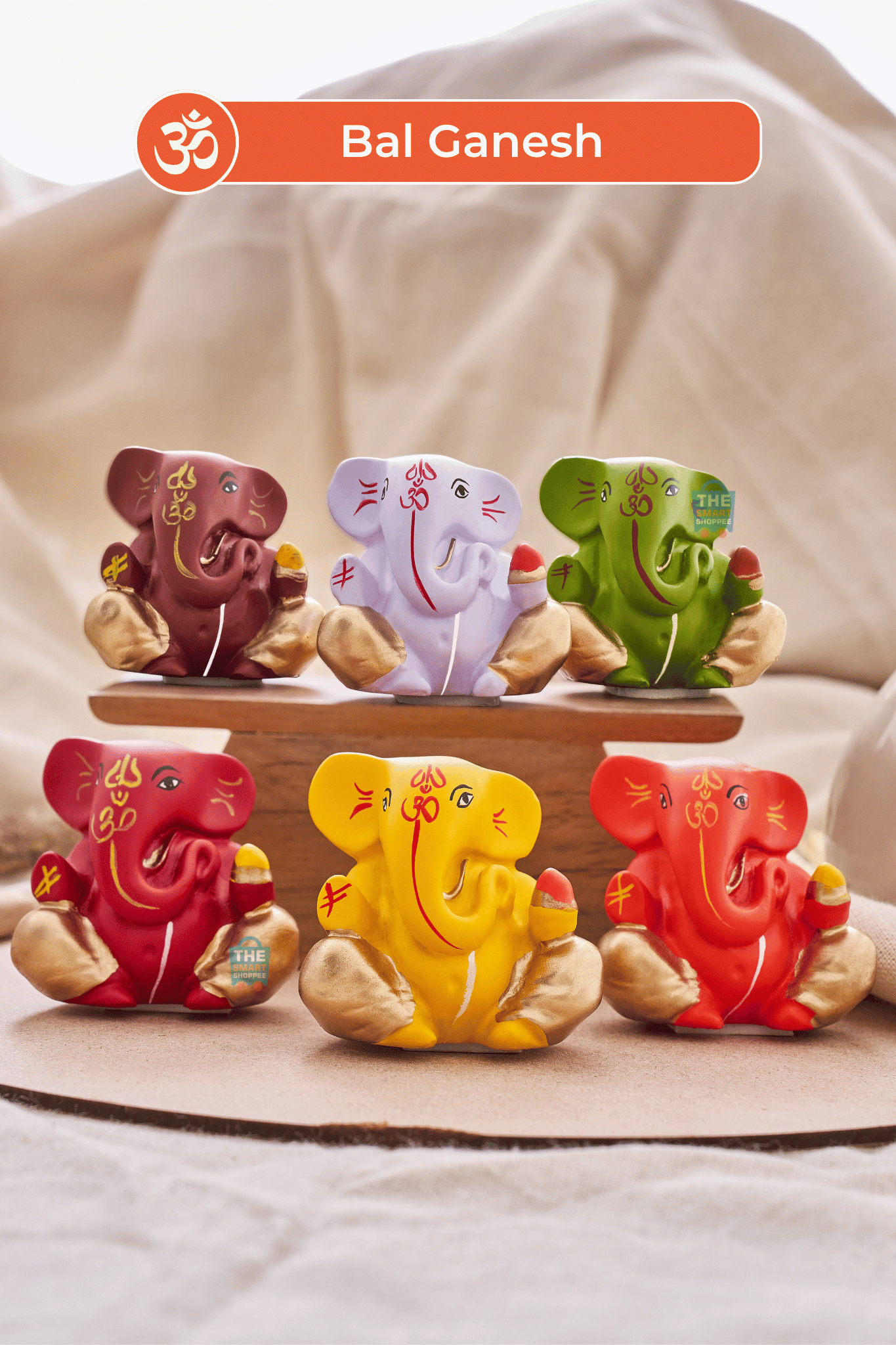 Bal Ganesh | Pack of 6 Colour