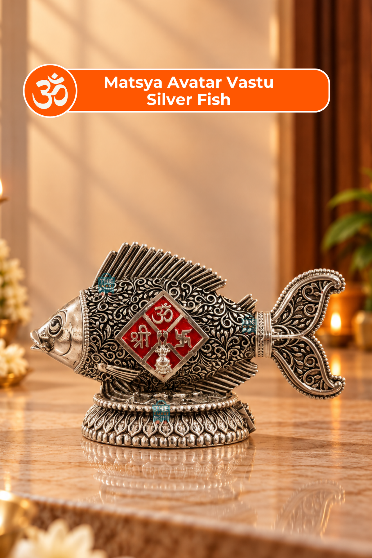 Matsya Avatar Vastu Silver Fish