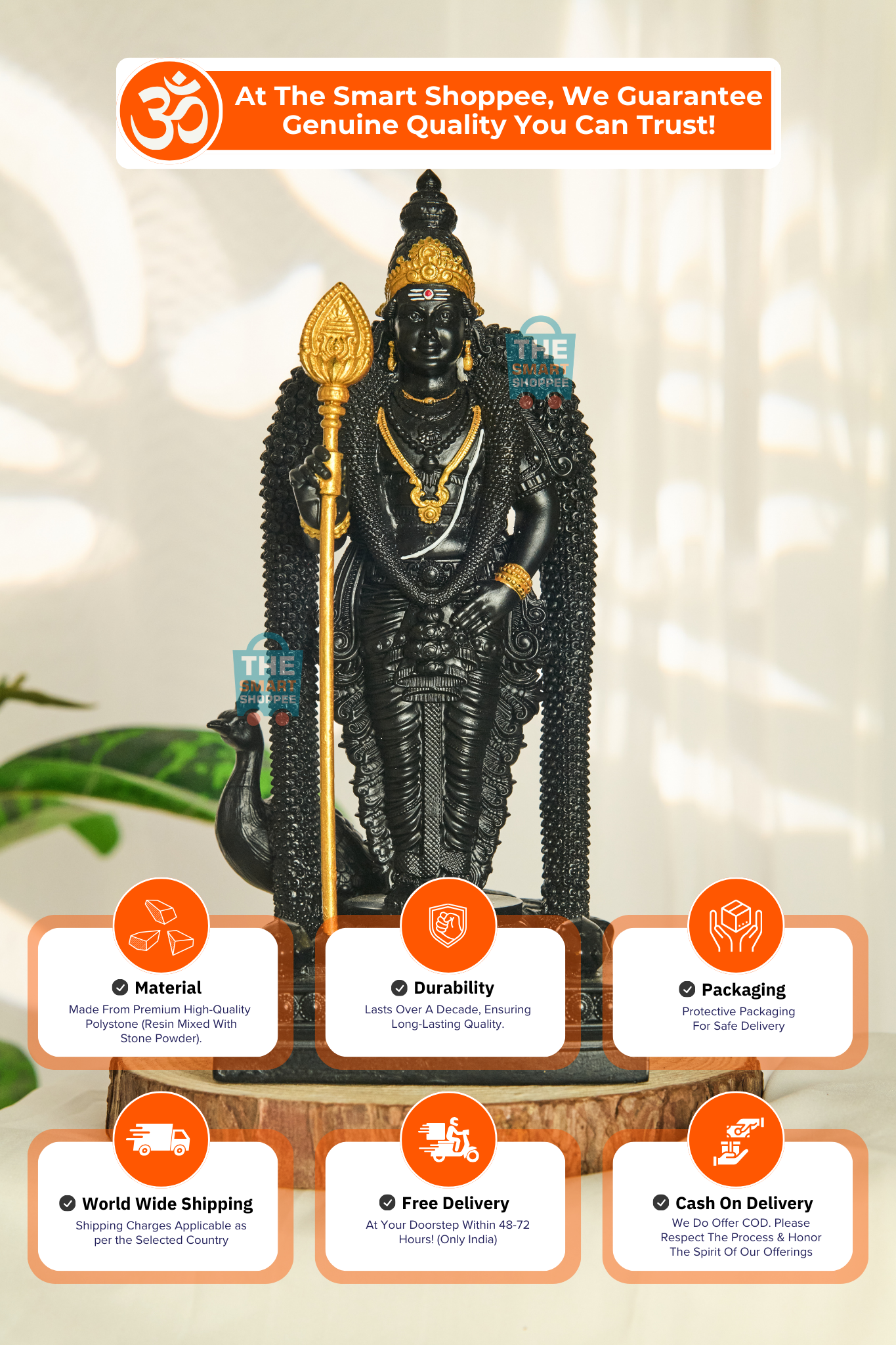 Murugan Swami Black and Gold