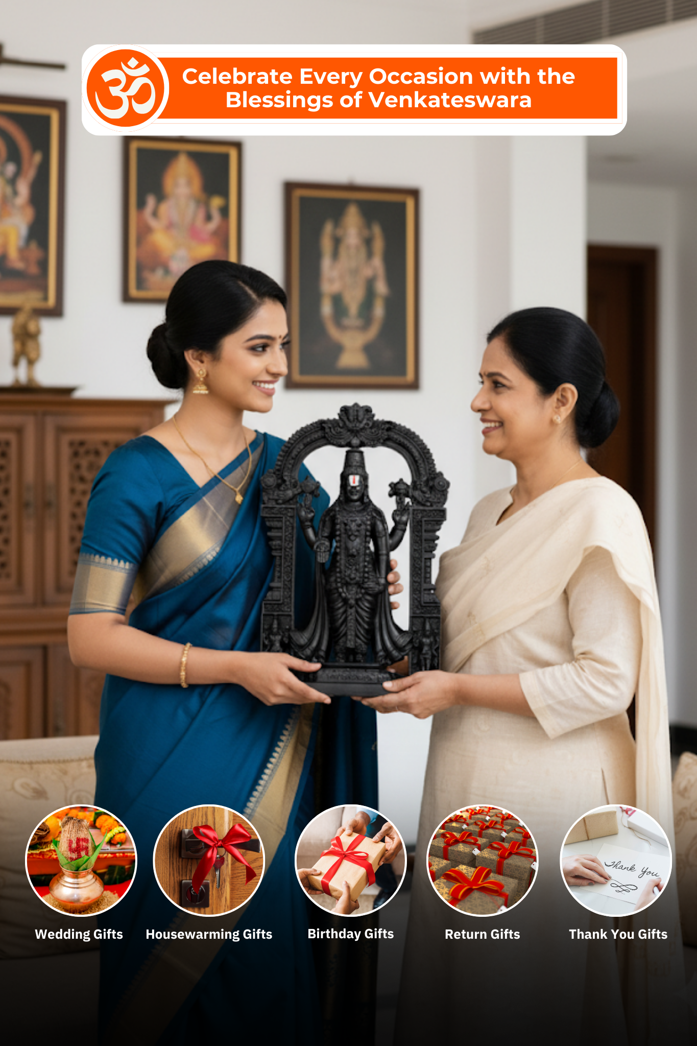 Tirupati Balaji Black