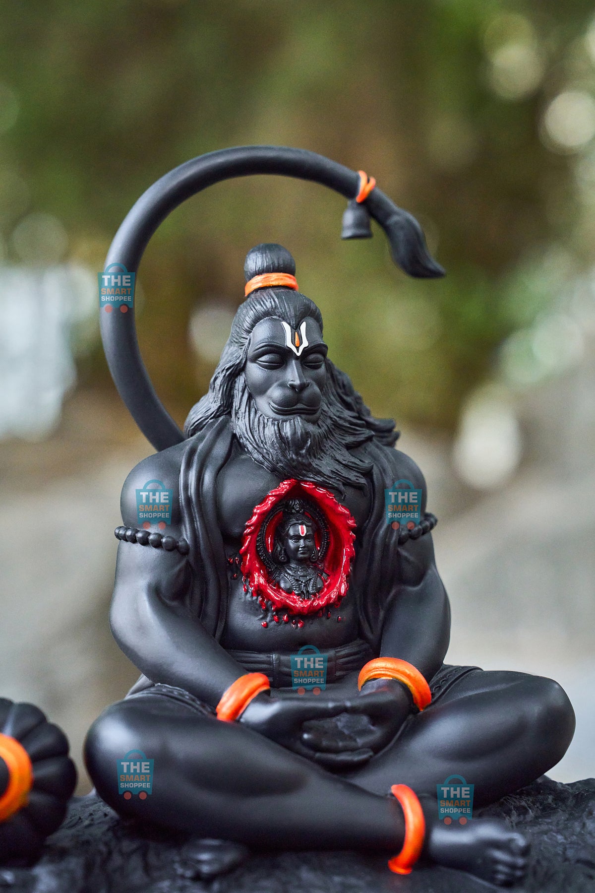 Ram Rudra Shri Ram Dootaya Rudra Roopaya Sankat Mochanaya Mahavir Hanuman Black ...