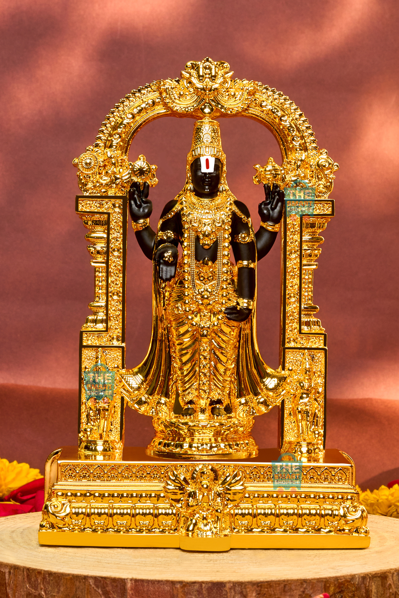 Sri Venkateswara Balaji in 24 Carat Gold Plating