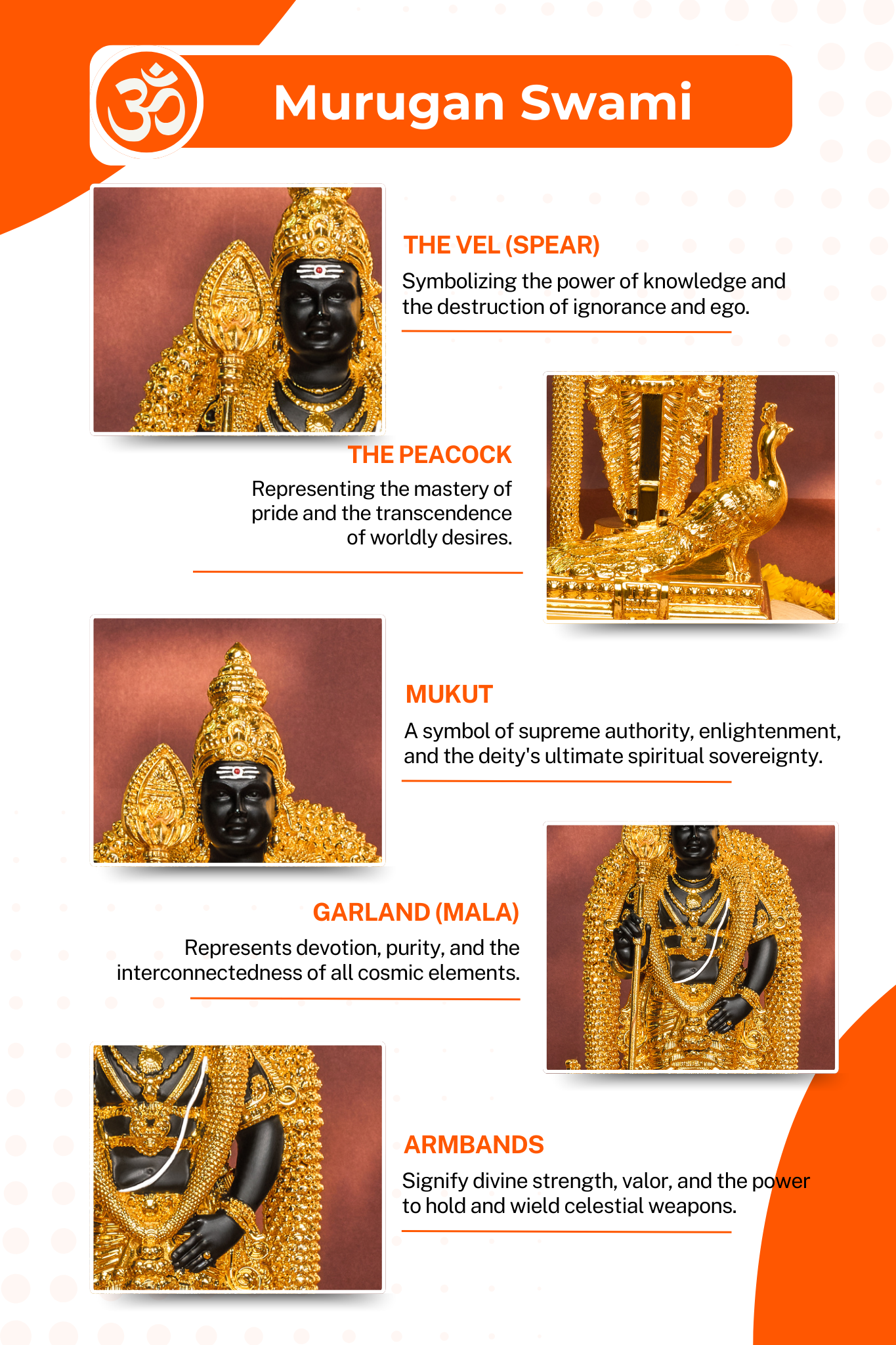 Murugan Swami Gold Plated