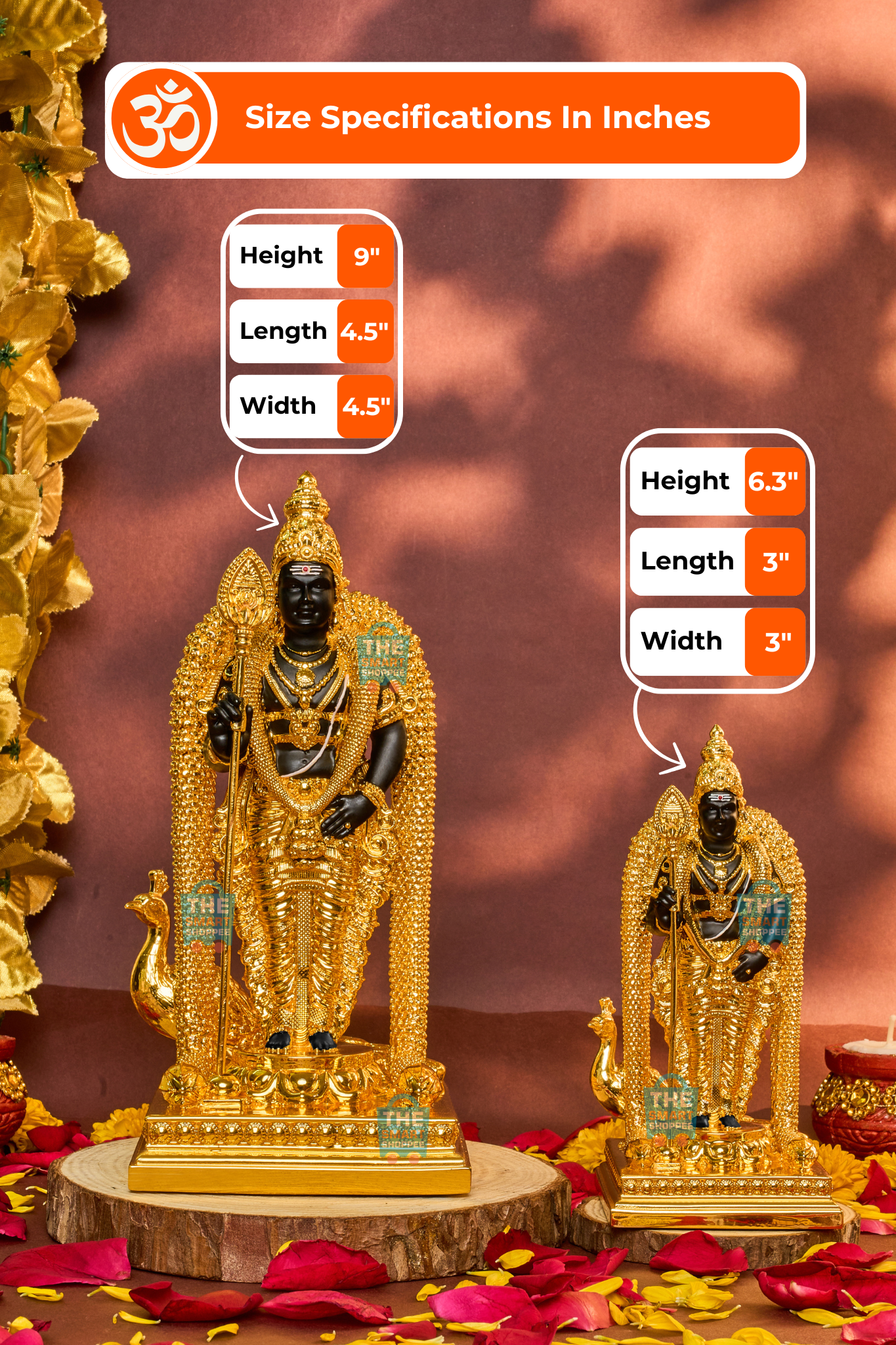 Murugan Swami Gold Plated