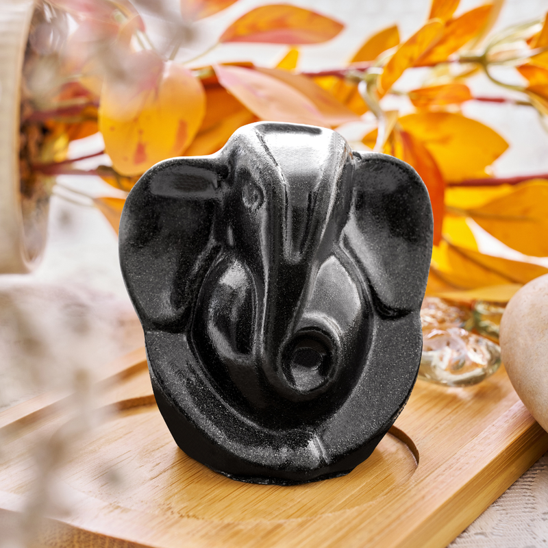 Natural Pyrite Ganesha Statue for Wealth & Obstacle Removal